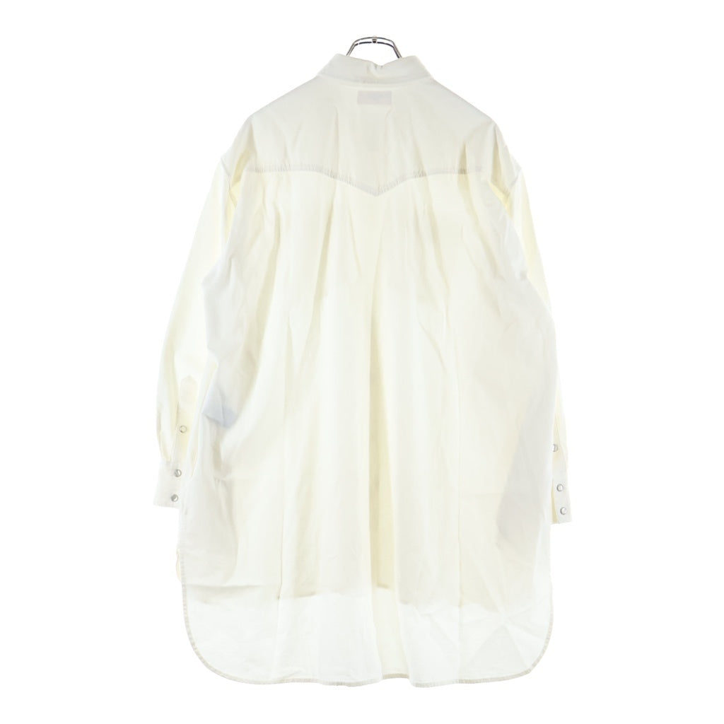CELINE(セリーヌ) 21SS カウボーイ ペインターシャツ ウエスタン長袖シャツ ホワイト 2T217617Q