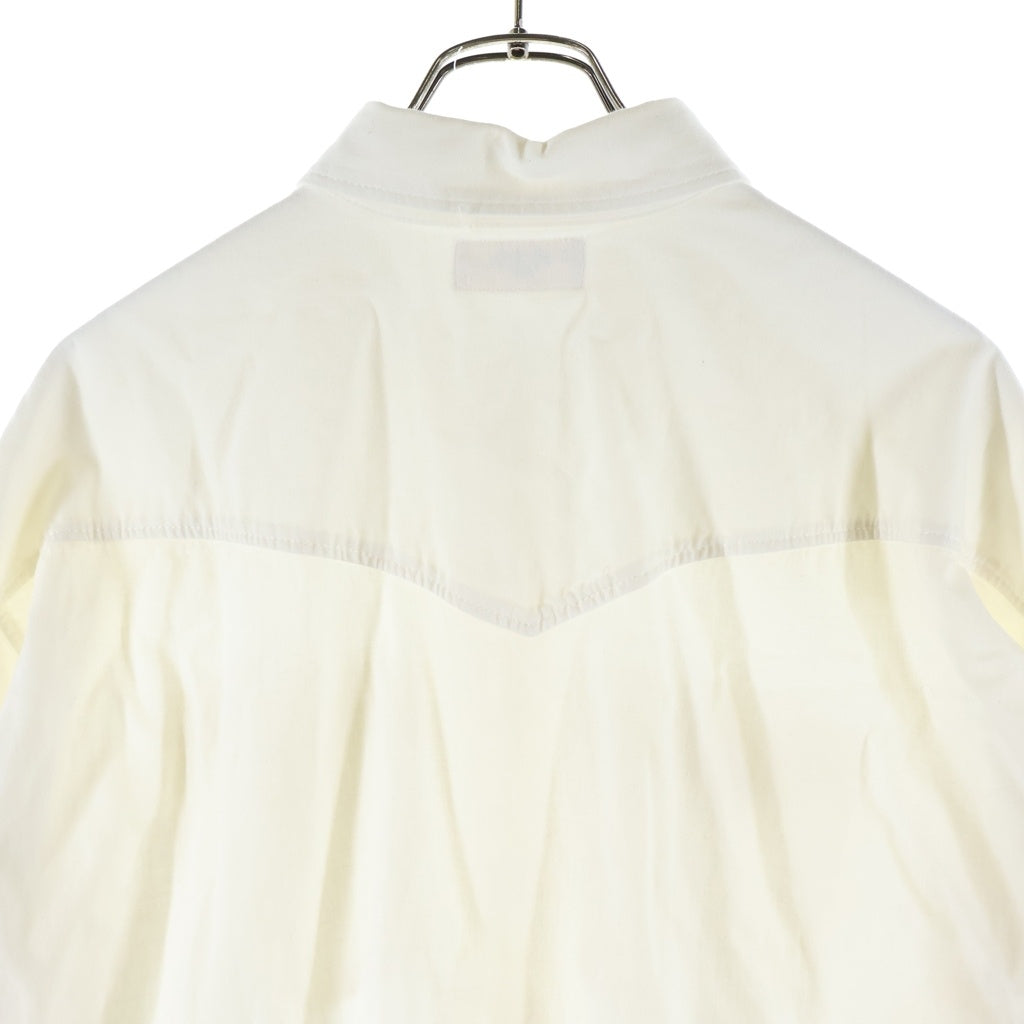 CELINE(セリーヌ) 21SS カウボーイ ペインターシャツ ウエスタン長袖シャツ ホワイト 2T217617Q