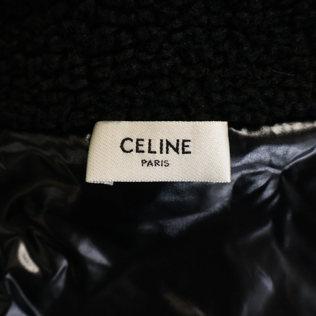 CELINE(セリーヌ) 22SS ジャカード&ボアフリース フリースブルゾン ブラウン 2Y579698M
