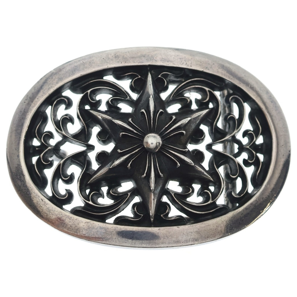 CHROME HEARTS(クロムハーツ) OVAL STAR STRAP1.5クラシックオーバルスターバックル シルバー BCA360