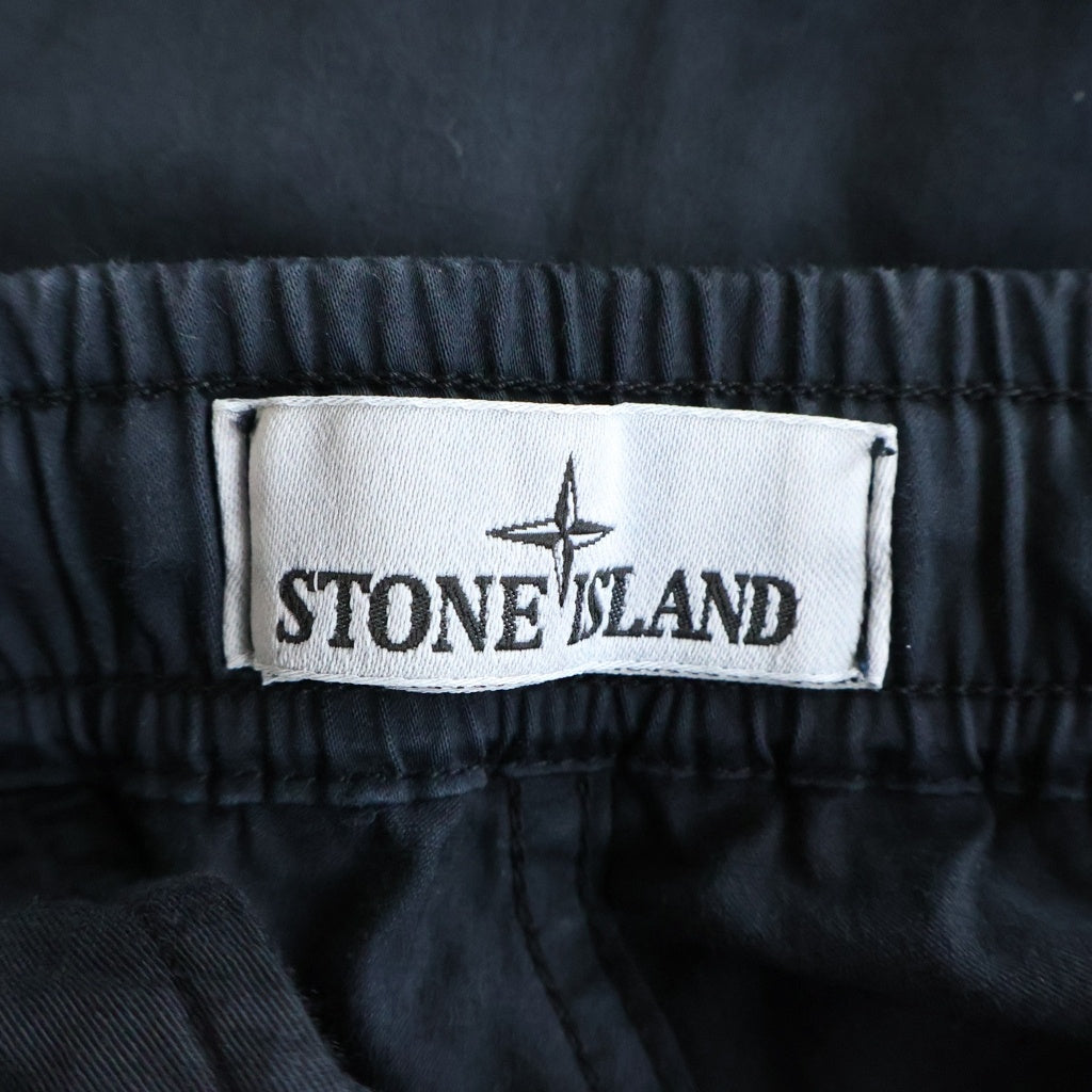 STONE ISLAND(ストーンアイランド) コットン カーゴパンツ ブラック 771531314