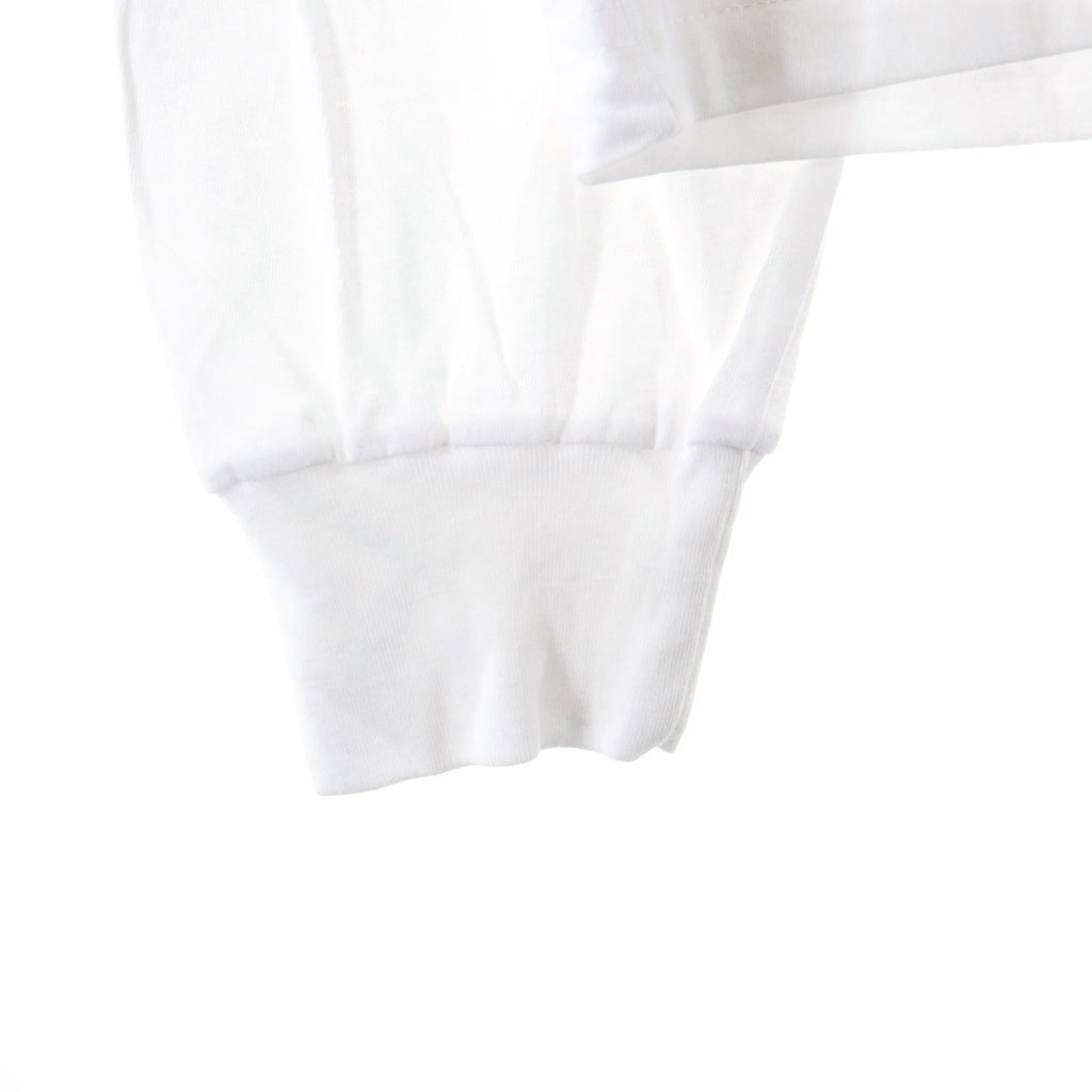 CHROME HEARTS(クロムハーツ) BACK ARCH LOGO USA LONG SLEEVE バックアーチロゴ 長袖Tシャツカットソー ホワイト