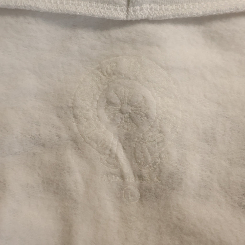 CHROME HEARTS(クロムハーツ) BACK ARCH LOGO USA ZIP UP HOODIE バックアーチロゴ ジップアップパーカー ホワイト