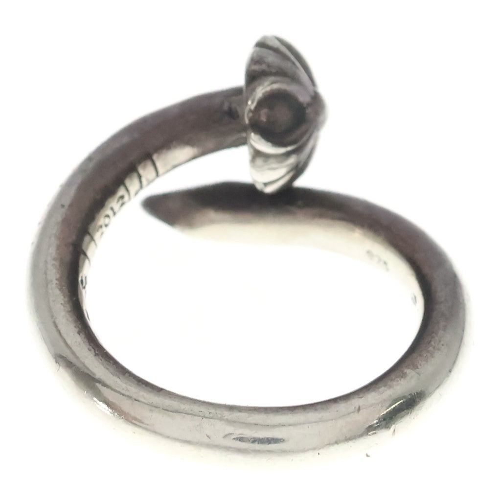 CHROME HEARTS(クロムハーツ) NAIL CRSBALL ネイル クロスボール リング シルバー BCA349 レディース