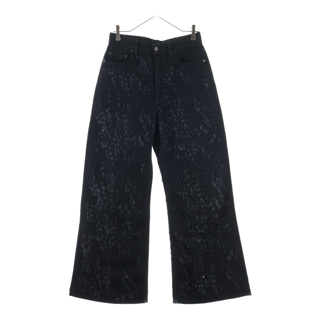 Acne Studios(アクネ ストゥディオズ) 2021M NIGHT SKY LOOSE FIT JEANS ダメージ加工 ルーズフィットジーンズ デニム ブラック A00388