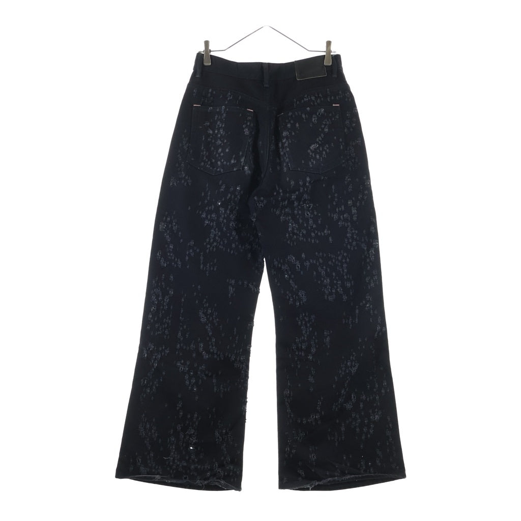 Acne Studios(アクネ ストゥディオズ) 2021M NIGHT SKY LOOSE FIT JEANS ダメージ加工 ルーズフィットジーンズ デニム ブラック A00388