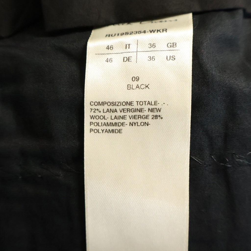 Rick Owens(リックオウエンス) 19SS NYLON WOOL CARGO LONG PANTS ナイロンウールカーゴパンツ ブラック RU19S2354-WKR