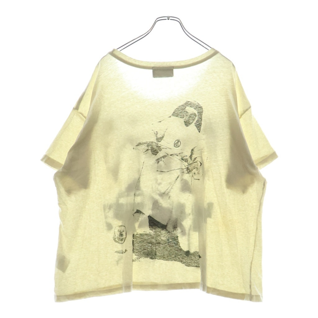 ENFANTS RICHES DEPRIMES(アンファンリッシュデプリメ) 26SS NUN KICKS BABY T-SHIRTS ヒューマンマリア 半袖Tシャツカットソー ホワイト