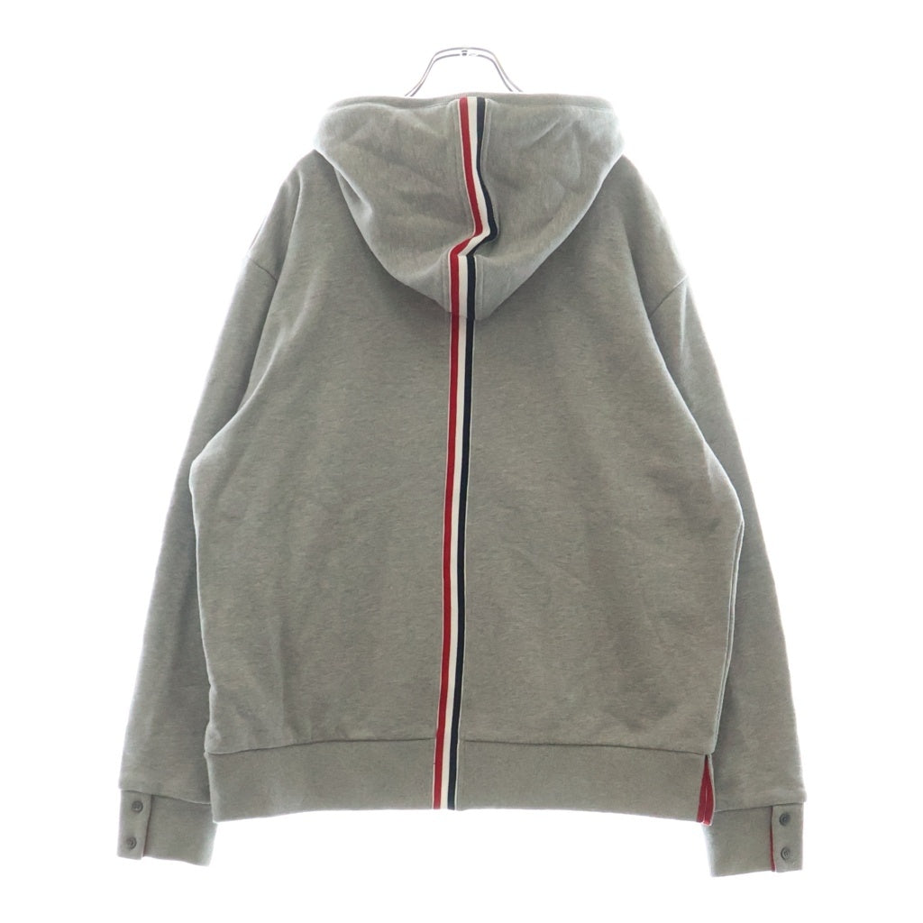 THOM BROWNE(トムブラウン) NEW YORK ジップアップパーカー グレー MJT153A-03377055