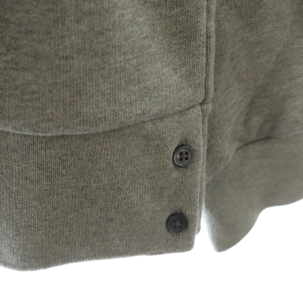THOM BROWNE(トムブラウン) NEW YORK ジップアップパーカー グレー MJT153A-03377055