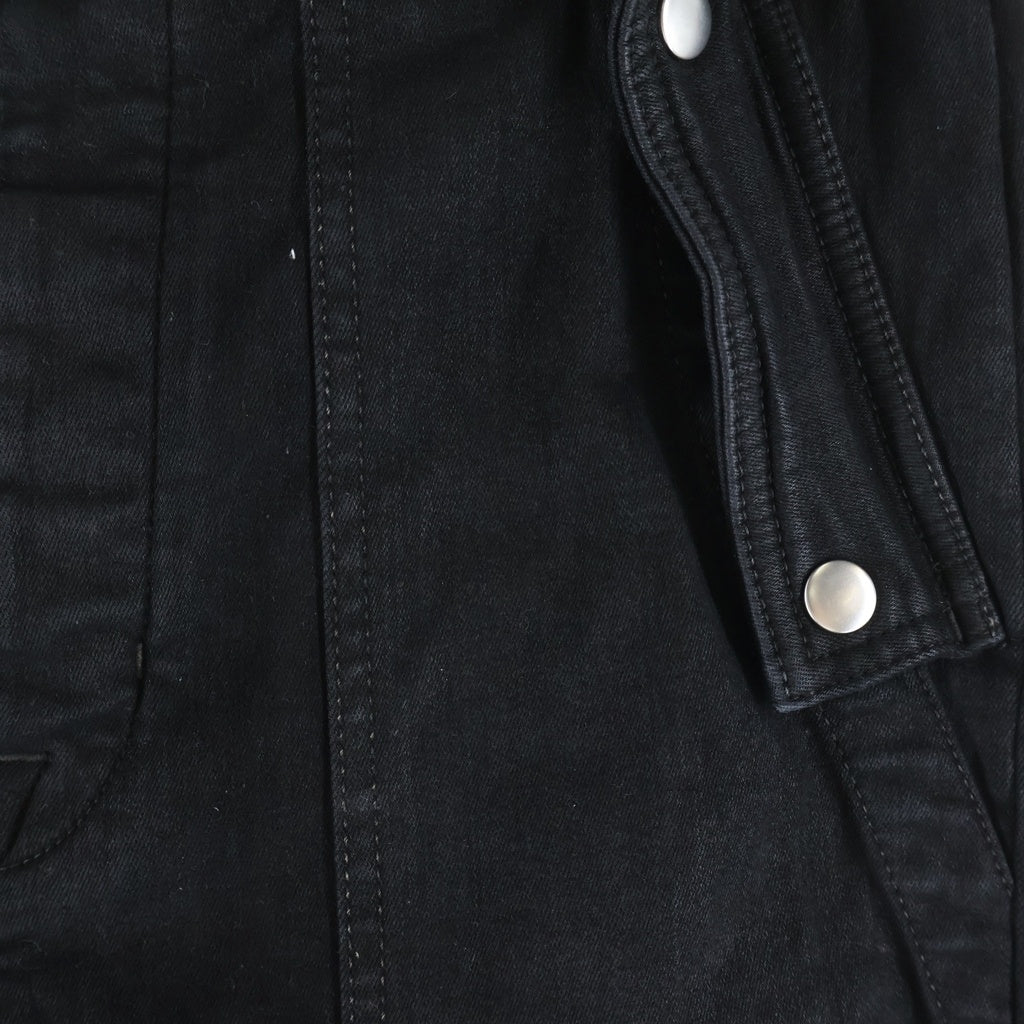 DRKSHDW(ダークシャドウ) 21SS AIRCUT JOGGERS エアーカットデニムジョガーパンツ ブラック DU01C6361-SBB