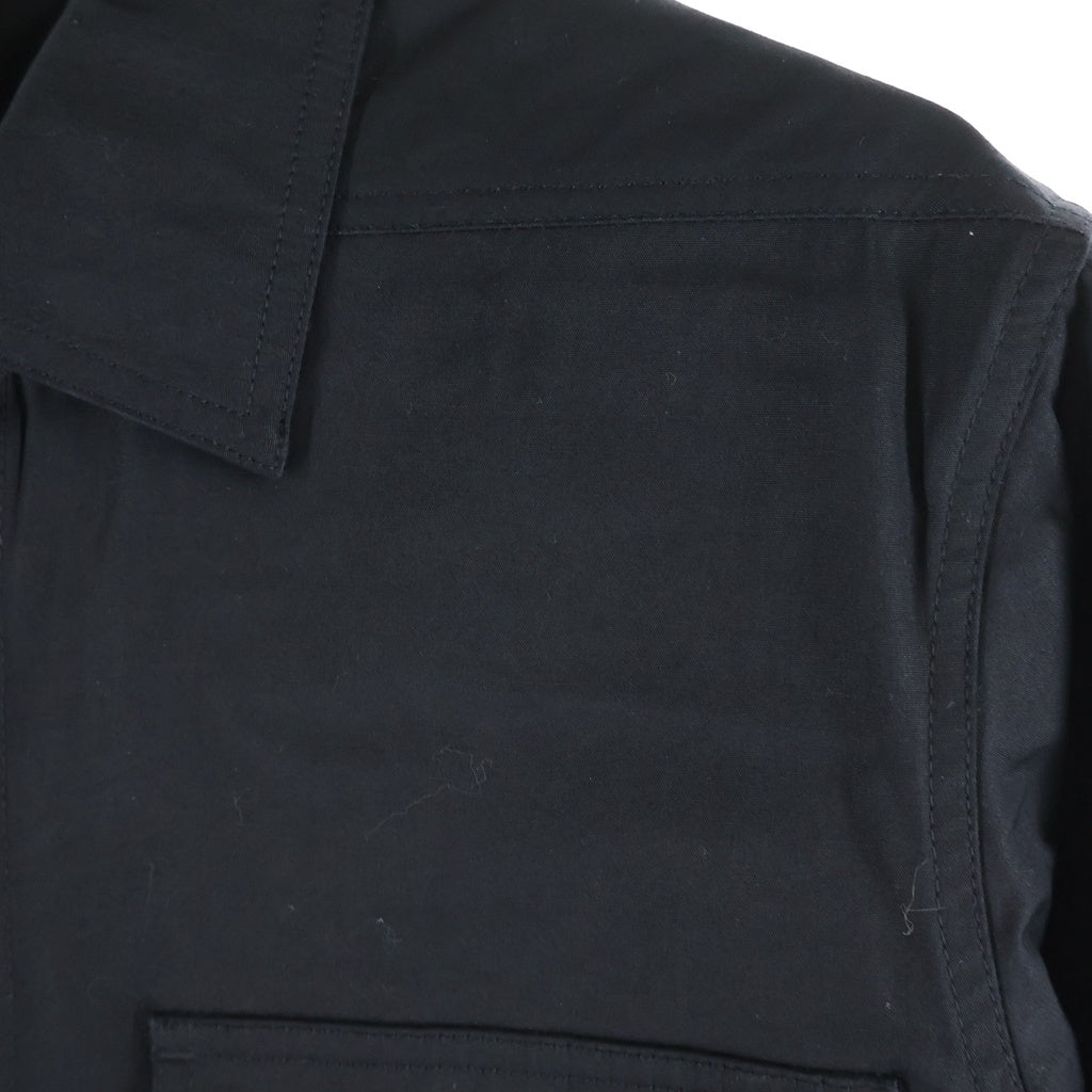 Rick Owens(リックオウエンス) 21SS OUTERSHIRT アウターシャツ スナップボタンシャツ ブラック RU21S6729-TE