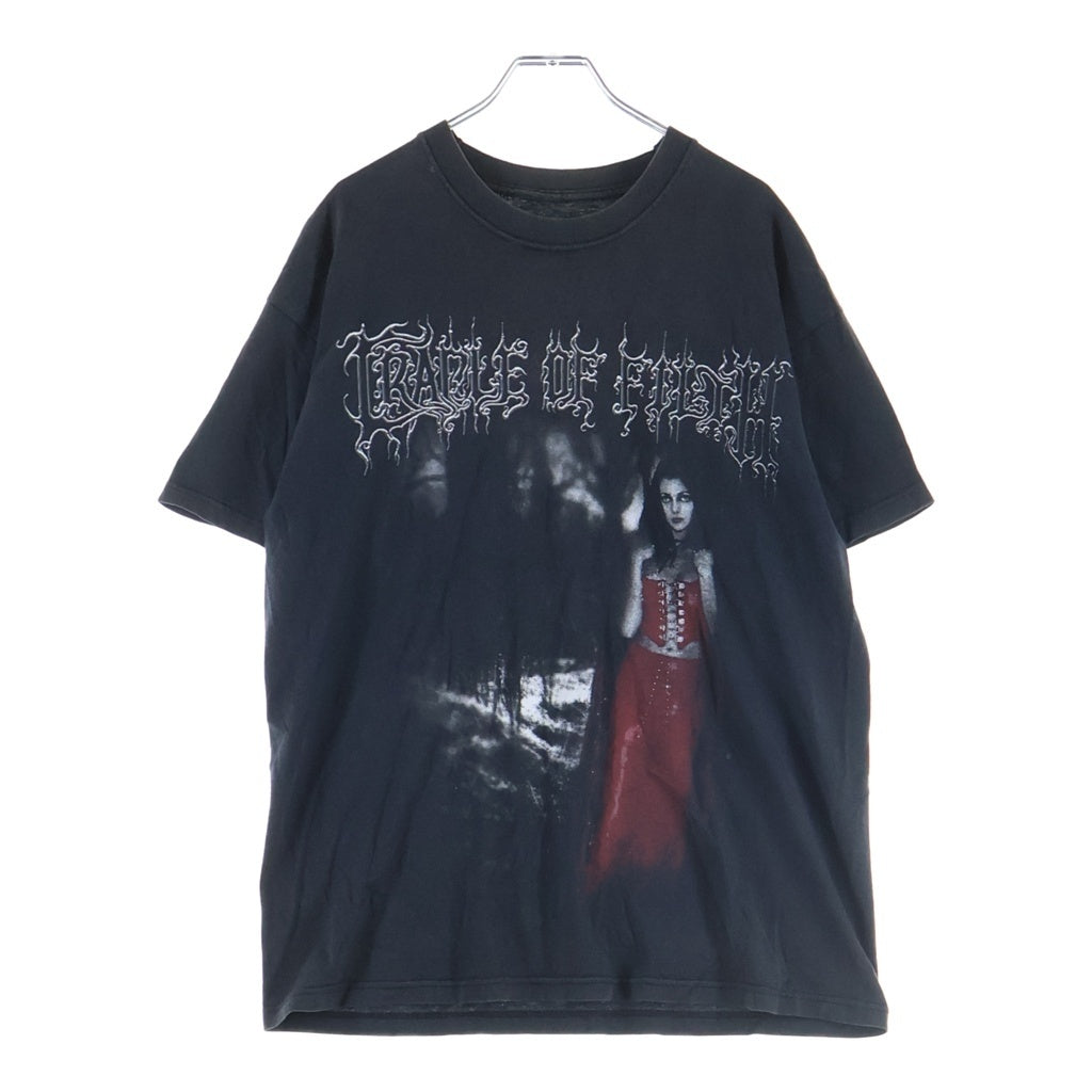 VINTAGE(ヴィンテージ) 00s Cradle Of Filth Cruelty And The Beast BOOTLEG クレイドル ブートレグ 両面プリント 半袖Tシャツ カットソー ブラック