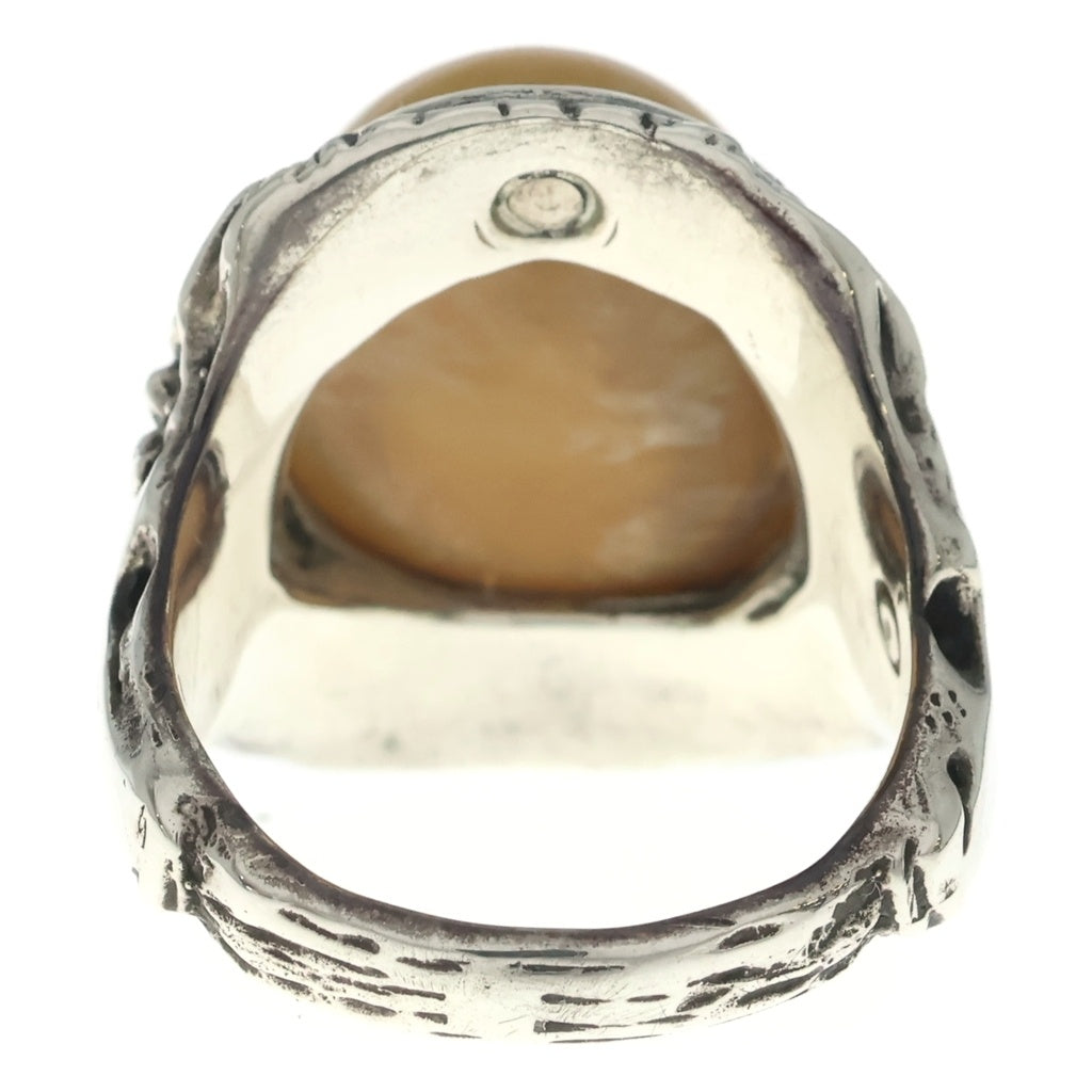 ALEX STREETER(アレックスストリーター) Angel Heart Ring エンジェルハートリング 2017限定バルティックアンバー アンティークスター 18K シルバー