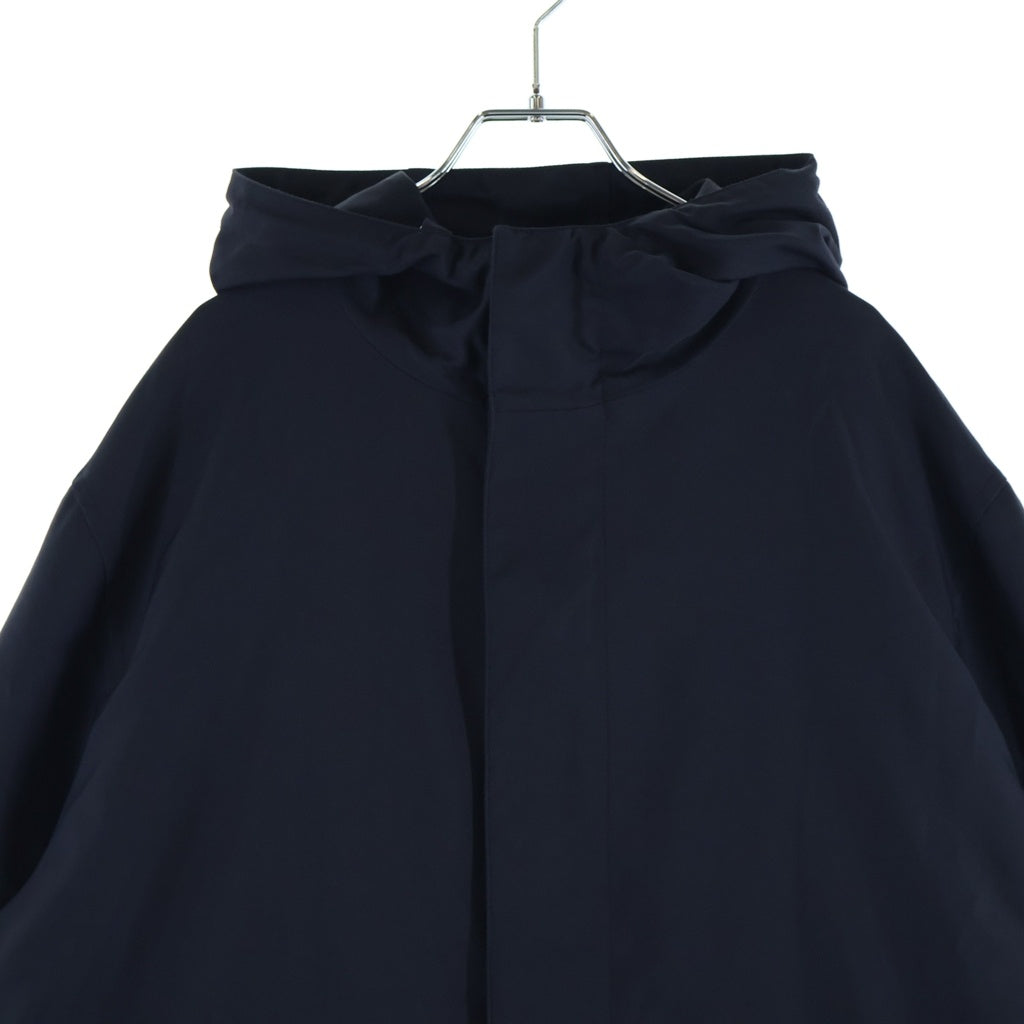 DIOR(ディオール) 20SS テクニカルコットン フーディナイロンロングジャケット ネイビー 013C311A4733