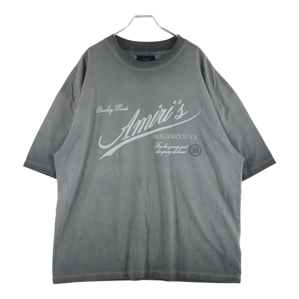 AMIRI(アミリ) QUALITY GOODS TEE クオリティーグッズ フェード加工半袖Tシャツ グレー AMTOJR1194