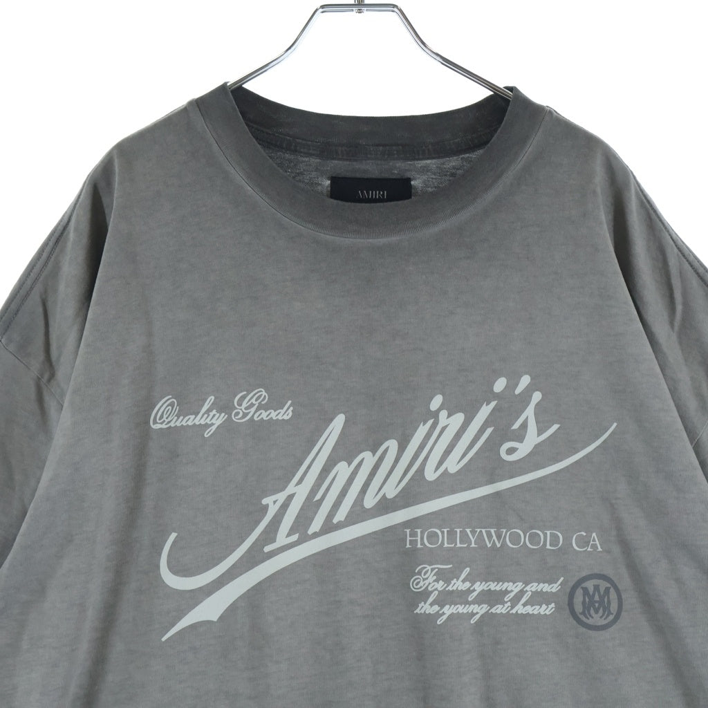 AMIRI(アミリ) QUALITY GOODS TEE クオリティーグッズ フェード加工半袖Tシャツ グレー AMTOJR1194