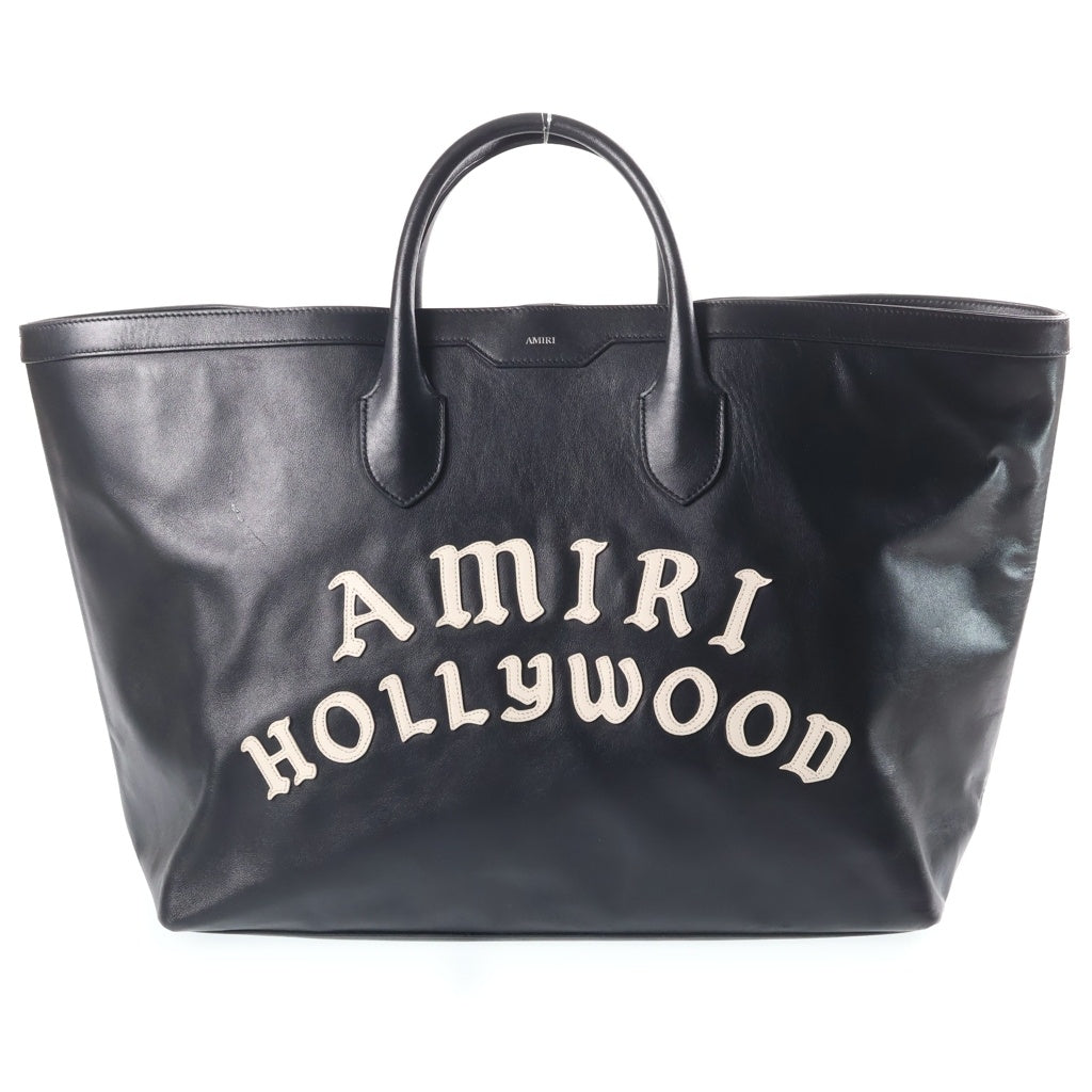 AMIRI(アミリ) 25AW HOLLYWOOD TOTE ハリウッドトート レザートートバック ブラック