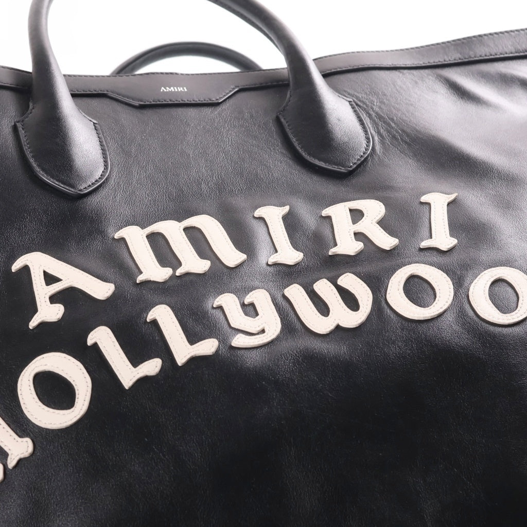 AMIRI(アミリ) 25AW HOLLYWOOD TOTE ハリウッドトート レザートートバック ブラック