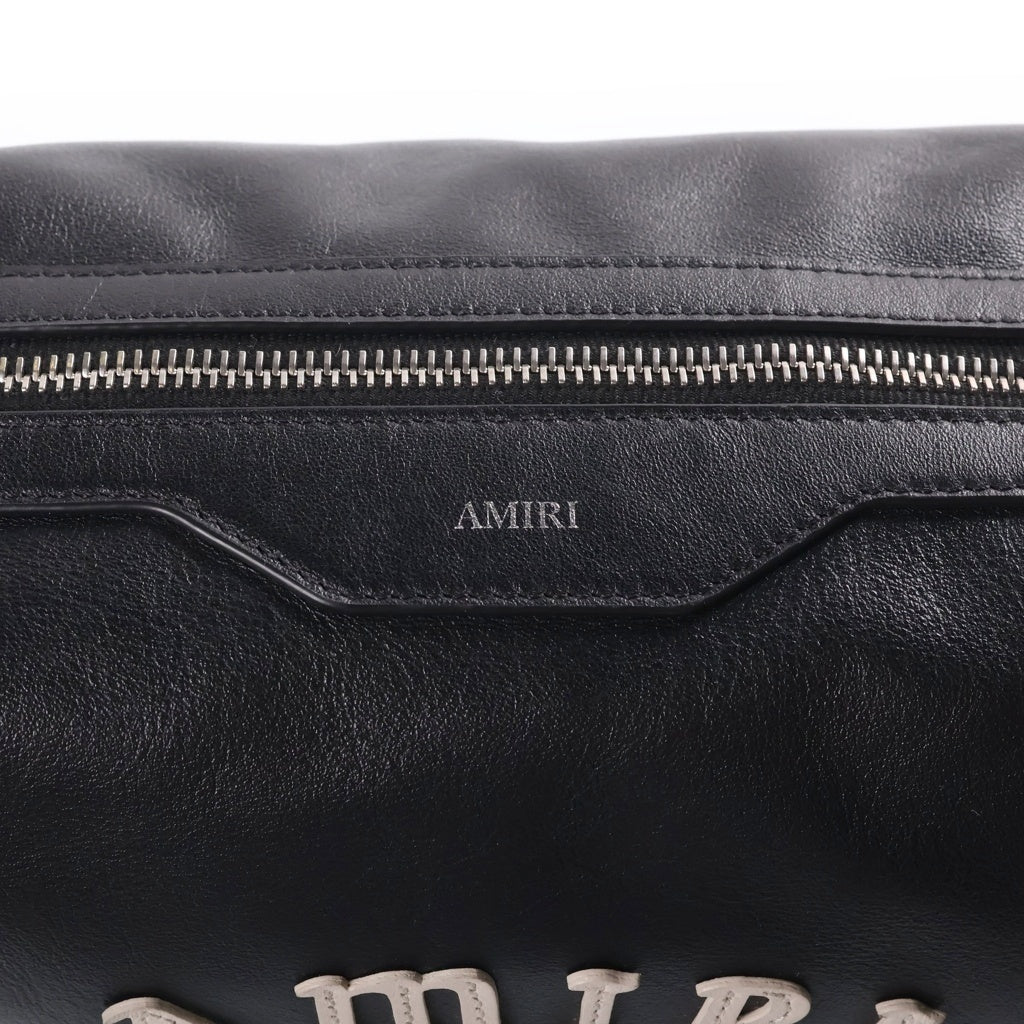 AMIRI(アミリ) 25AW HOLLYWOOD SECOND BAG ハリウッド レザーセカンドバック ブラック