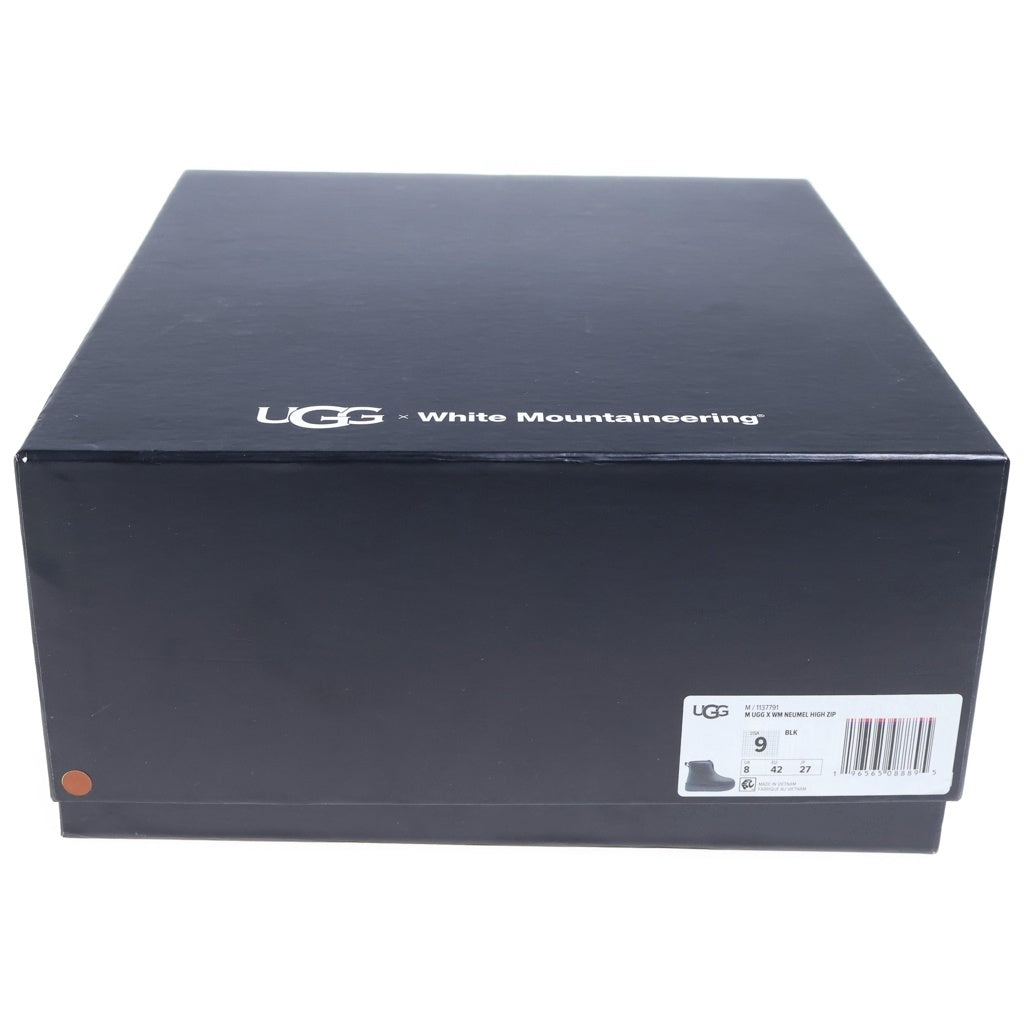 UGG(アグ) ×White Mountaineering Neumel High Zip ホワイトマウンテニアリング ニューメル ハイジップブーツ ブラック 1137791