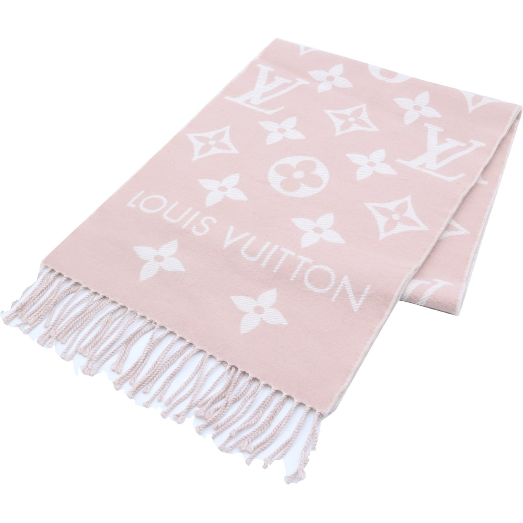 LOUIS VUITTON(ルイヴィトン) LVエセンシャル マフラー ピンク M77854 レディース
