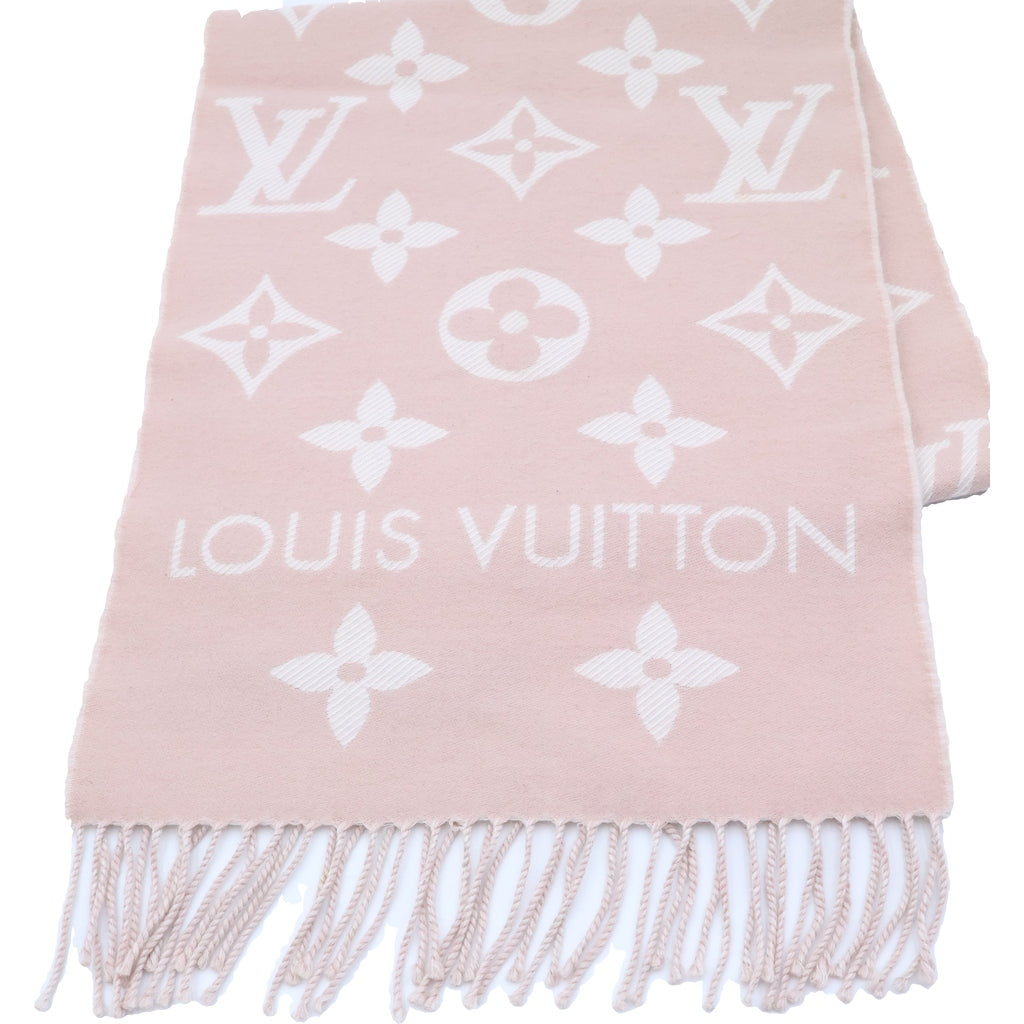 LOUIS VUITTON(ルイヴィトン) LVエセンシャル マフラー ピンク M77854 レディース