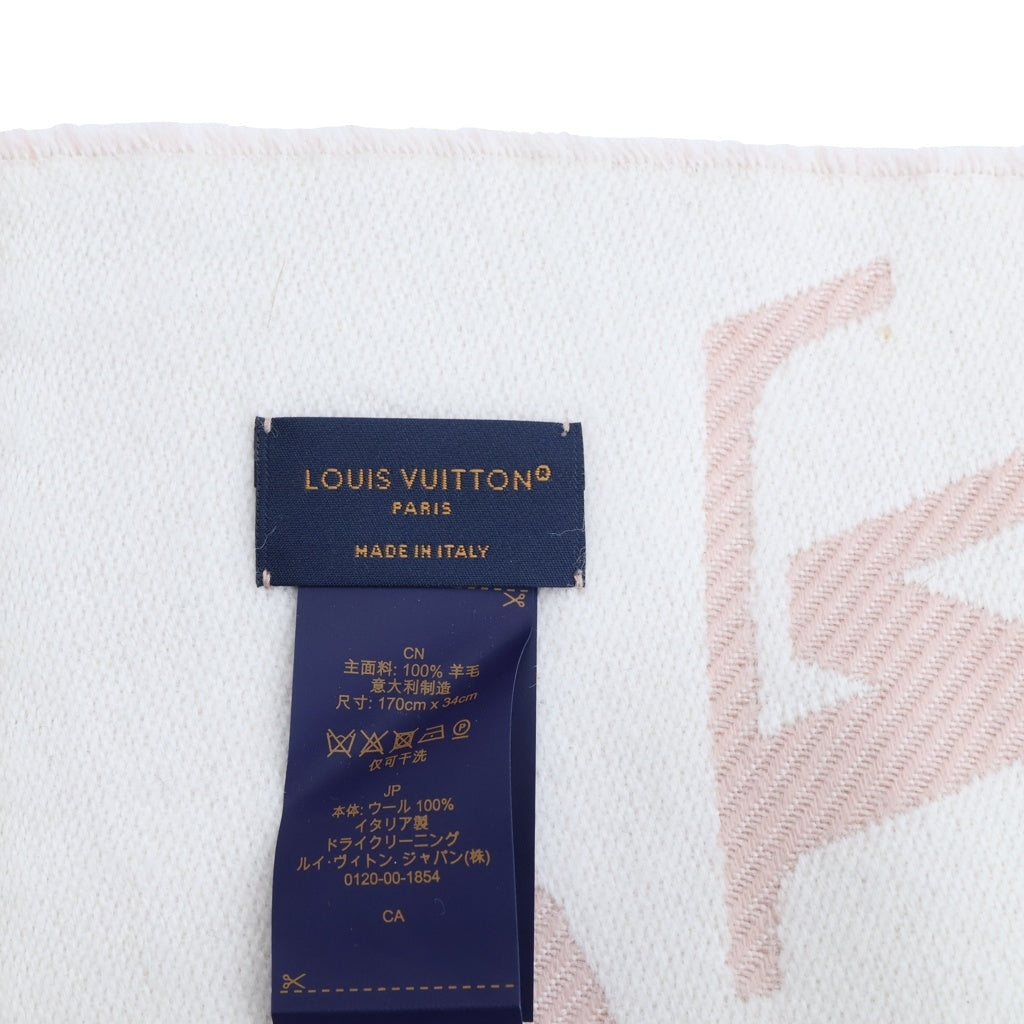 LOUIS VUITTON(ルイヴィトン) LVエセンシャル マフラー ピンク M77854 レディース