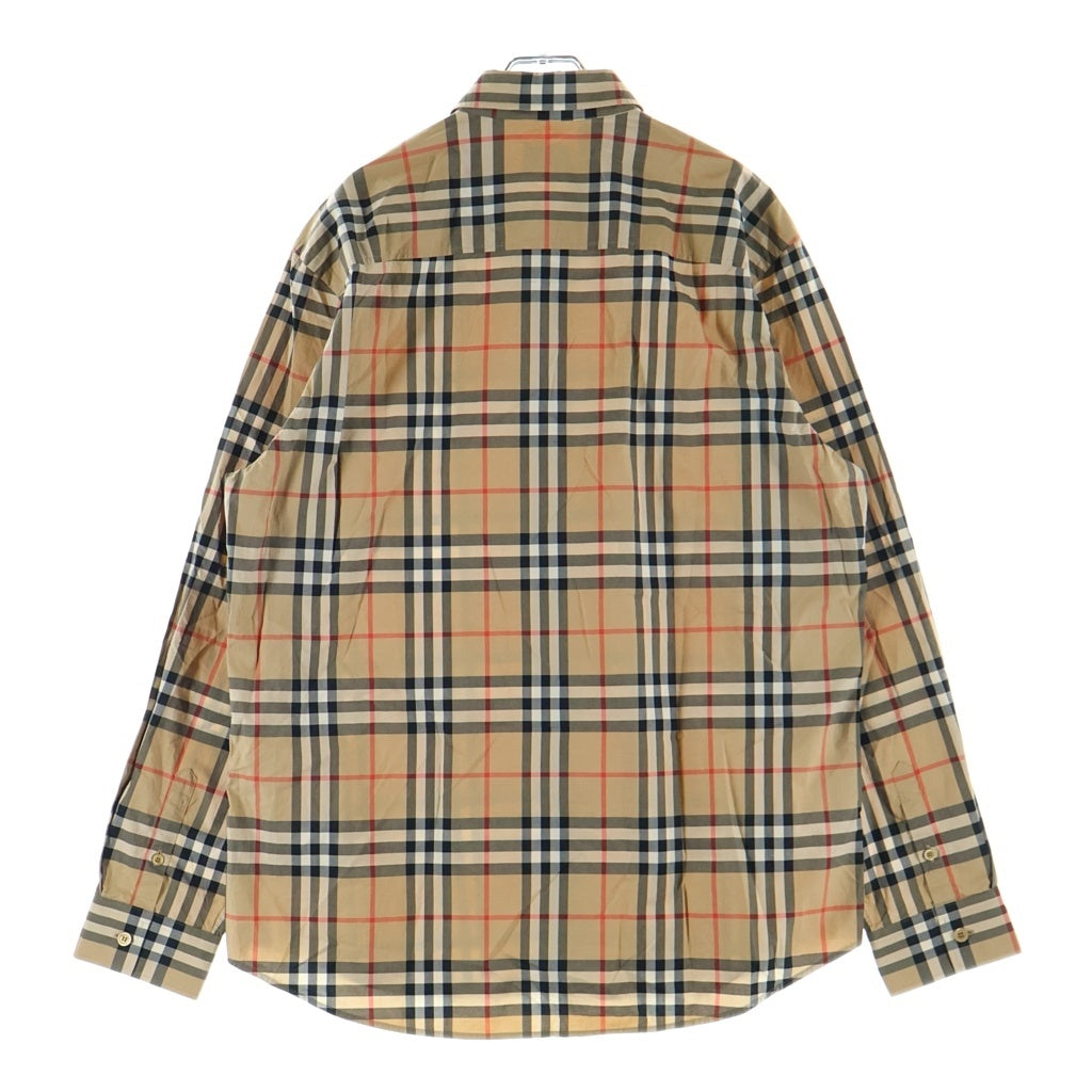 BURBERRY(バーバリー) NOVACHECK SHIRT ノヴァチェック 長袖シャツ ベージュ 8020863