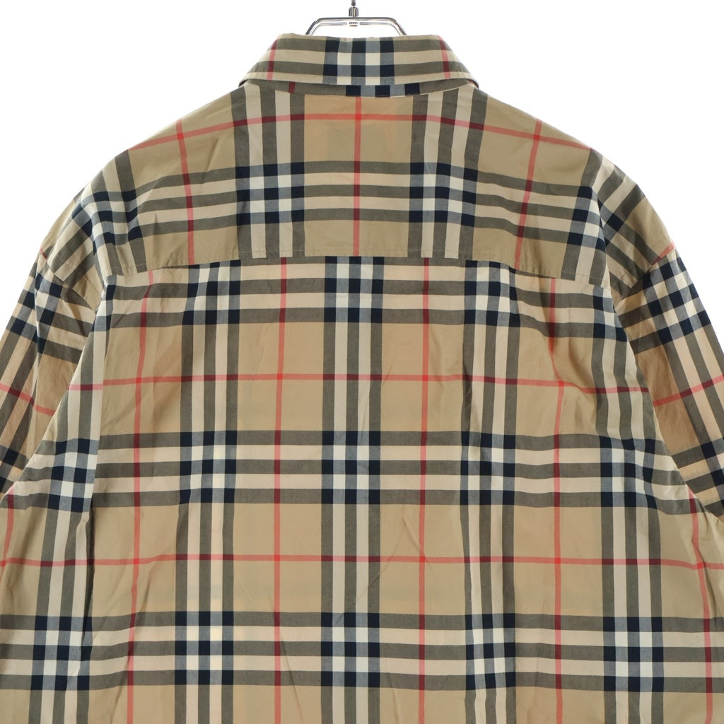 BURBERRY(バーバリー) NOVACHECK SHIRT ノヴァチェック 長袖シャツ ベージュ 8020863