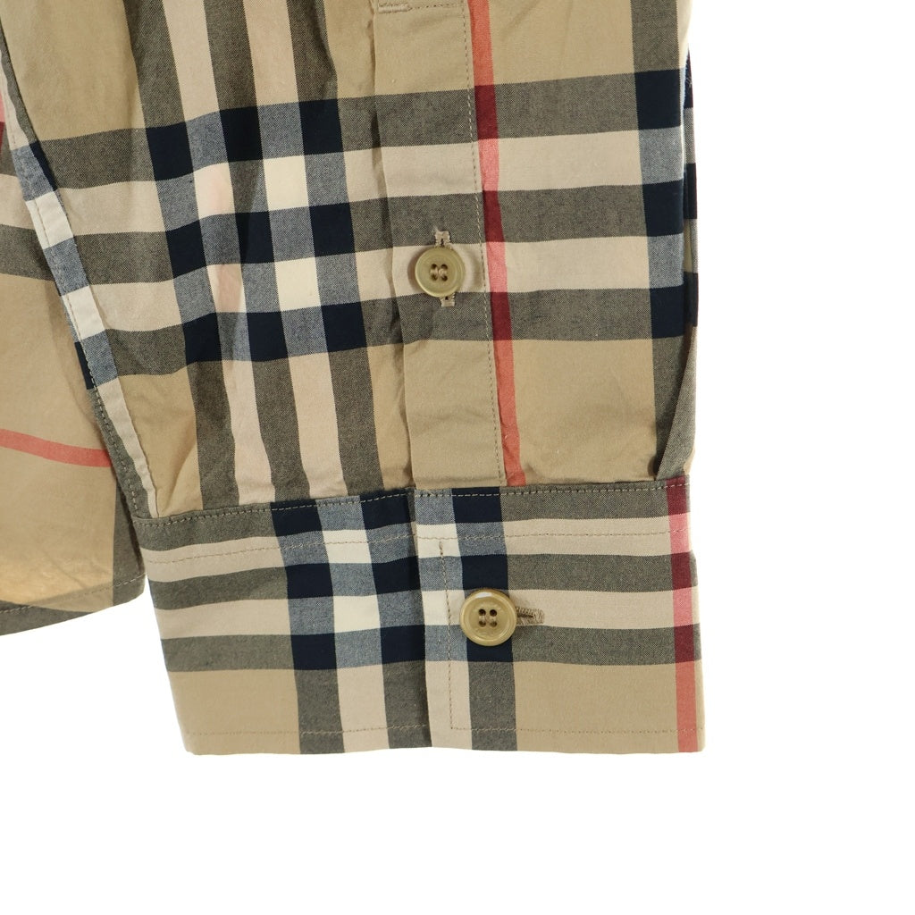BURBERRY(バーバリー) NOVACHECK SHIRT ノヴァチェック 長袖シャツ ベージュ 8020863