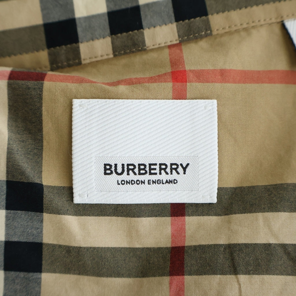 BURBERRY(バーバリー) NOVACHECK SHIRT ノヴァチェック 長袖シャツ ベージュ 8020863