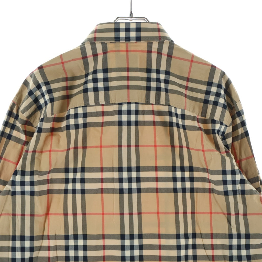 BURBERRY(バーバリー) NOVACHECK SHIRT ノヴァチェック 長袖シャツ ベージュ 8020863