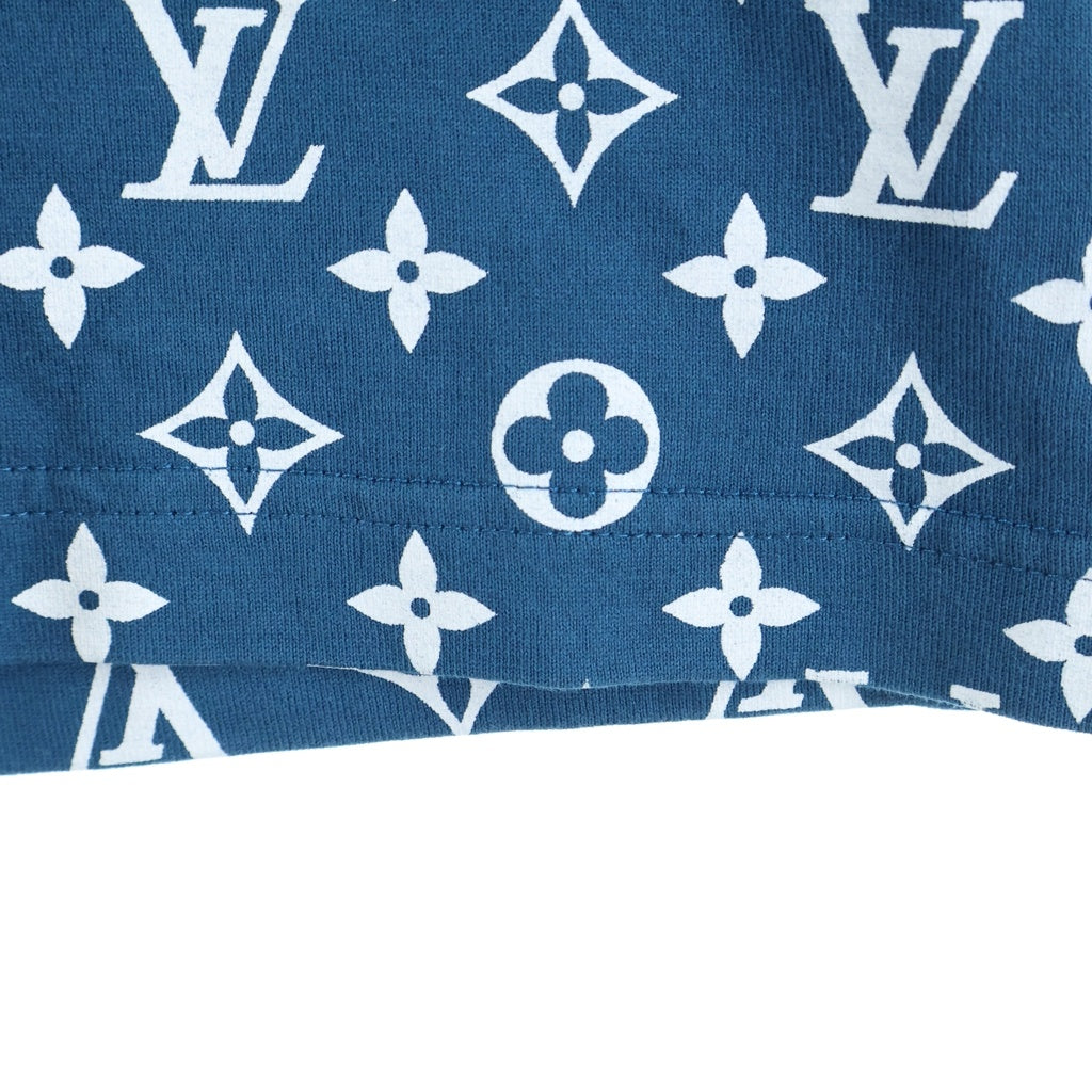 LOUIS VUITTON(ルイヴィトン) 21SS モノグラムグラディエント プリント 半袖Tシャツカットソー ブルー RM211Q NPG HKY46W