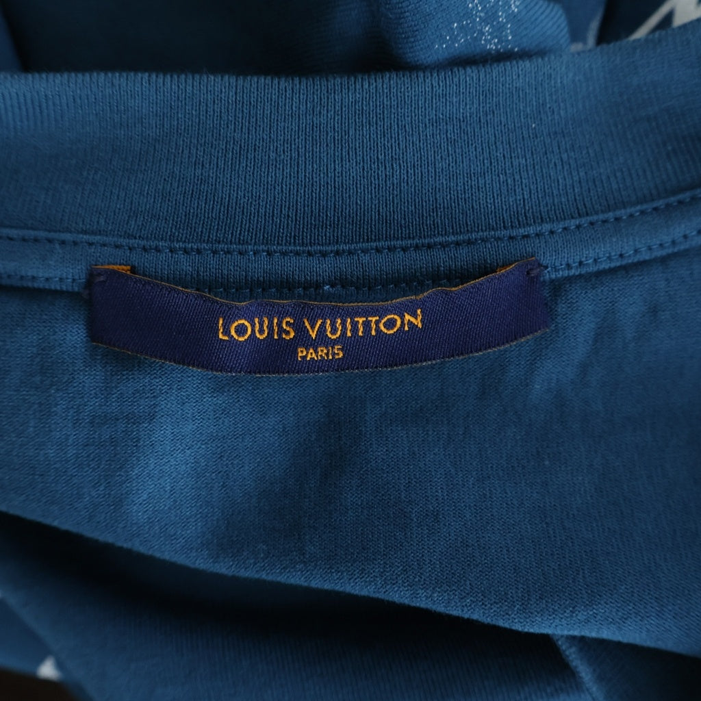 LOUIS VUITTON(ルイヴィトン) 21SS モノグラムグラディエント プリント 半袖Tシャツカットソー ブルー RM211Q NPG HKY46W