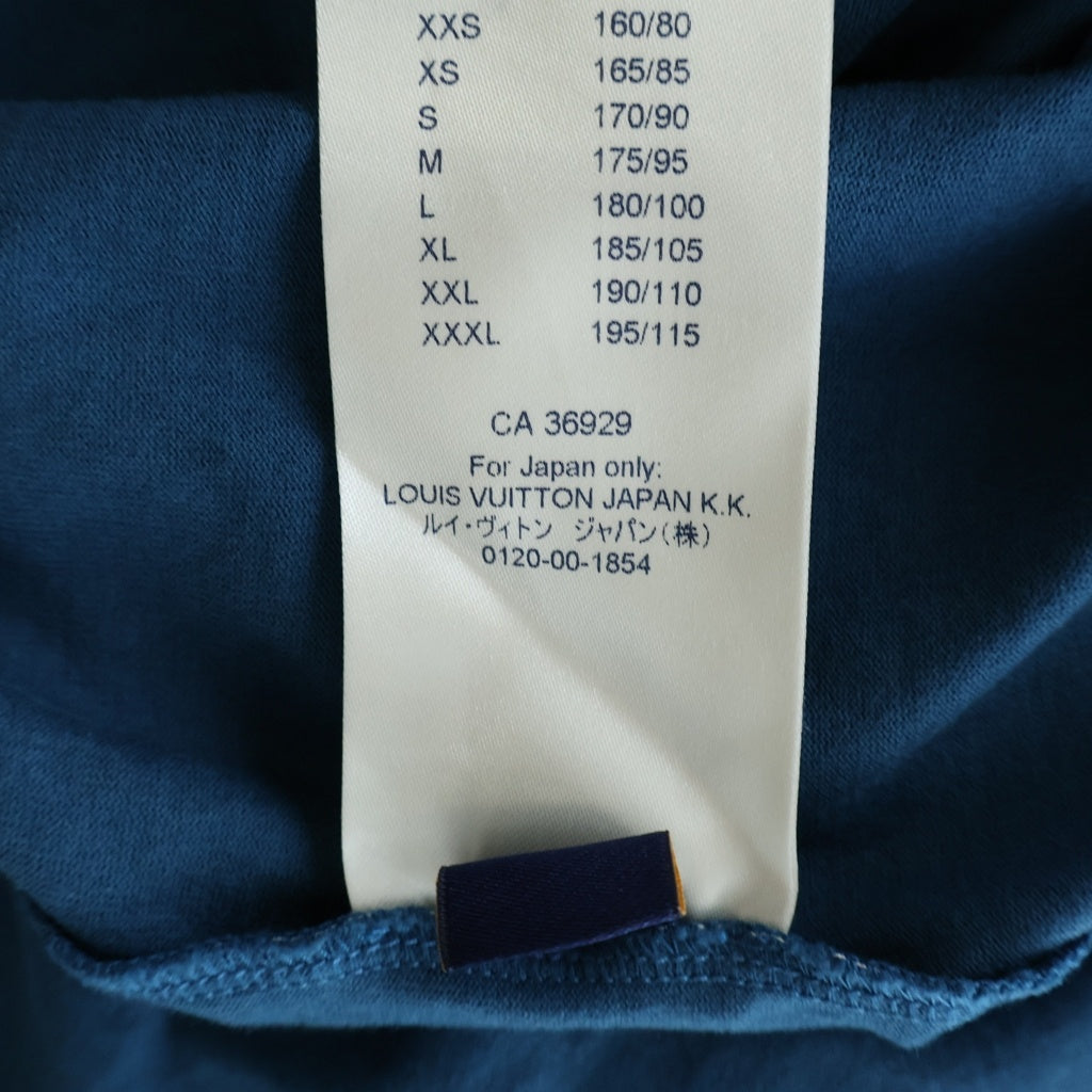 LOUIS VUITTON(ルイヴィトン) 21SS モノグラムグラディエント プリント 半袖Tシャツカットソー ブルー RM211Q NPG HKY46W