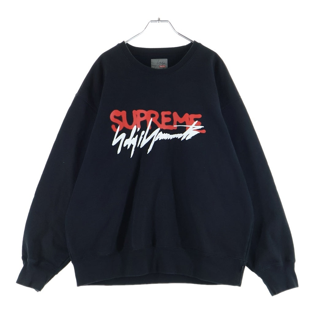 SUPREME(シュプリーム) 20AW x Yohji Yamamoto Crewneck ヨウジヤマモト クルーネック スウェットトレーナー ブラック