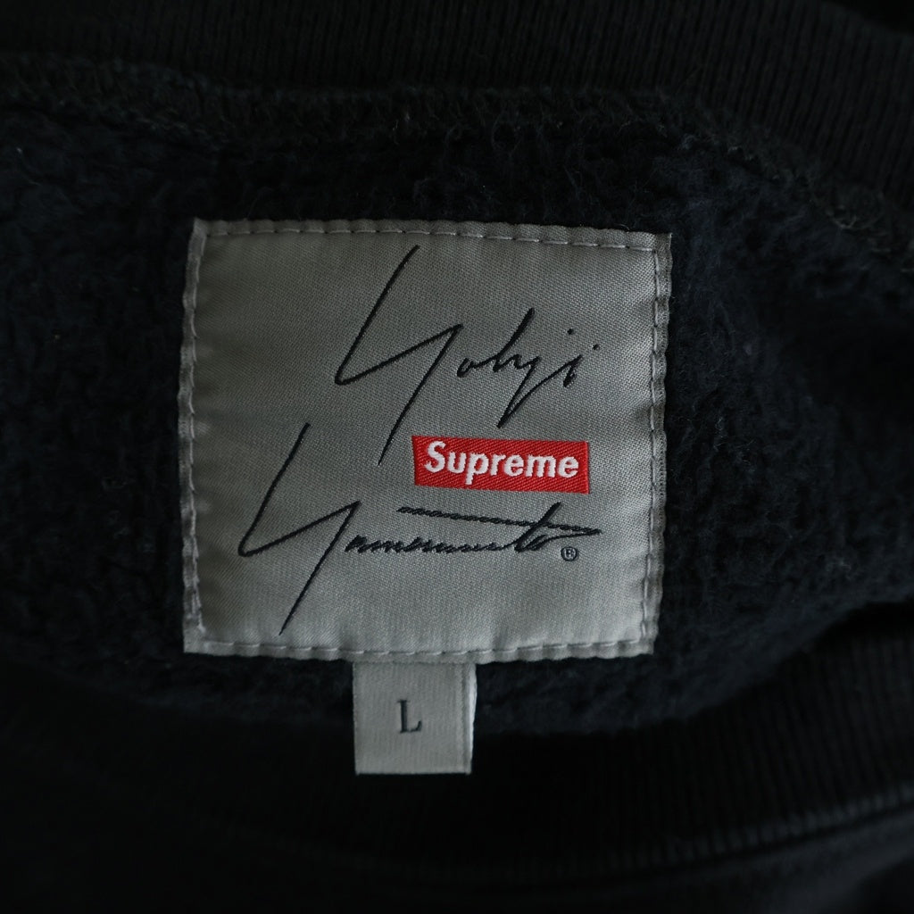 SUPREME(シュプリーム) 20AW x Yohji Yamamoto Crewneck ヨウジヤマモト クルーネック スウェットトレーナー ブラック