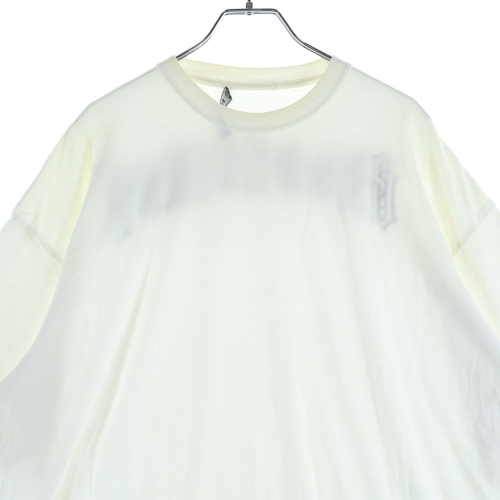BALENCIAGA(バレンシアガ) 18SS バックロゴ刺繍 半袖Tシャツカットソー ホワイト 570805