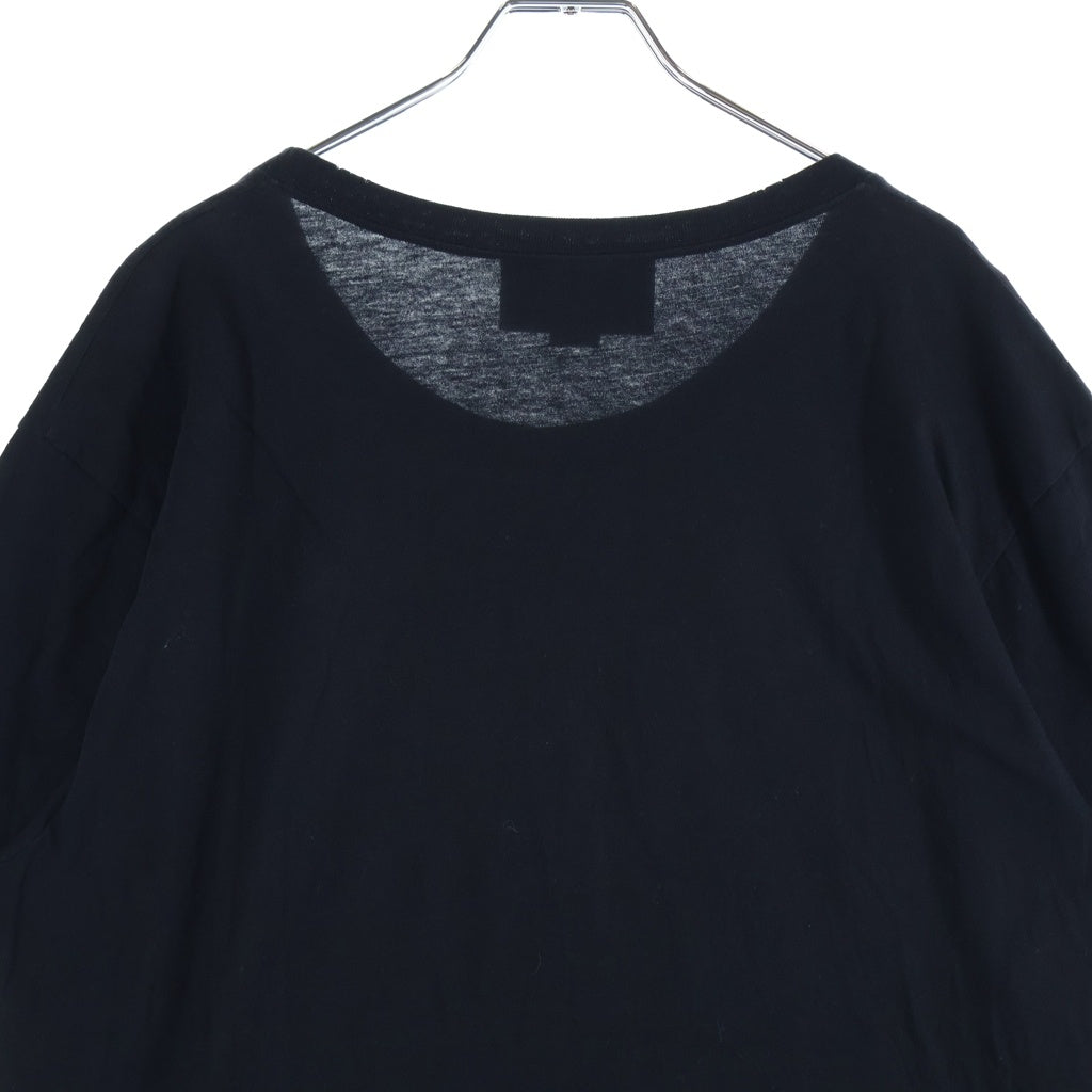 GUCCI(グッチ) フロントロゴプリント 半袖Tシャツカットソー ブラック 493117-X3I14