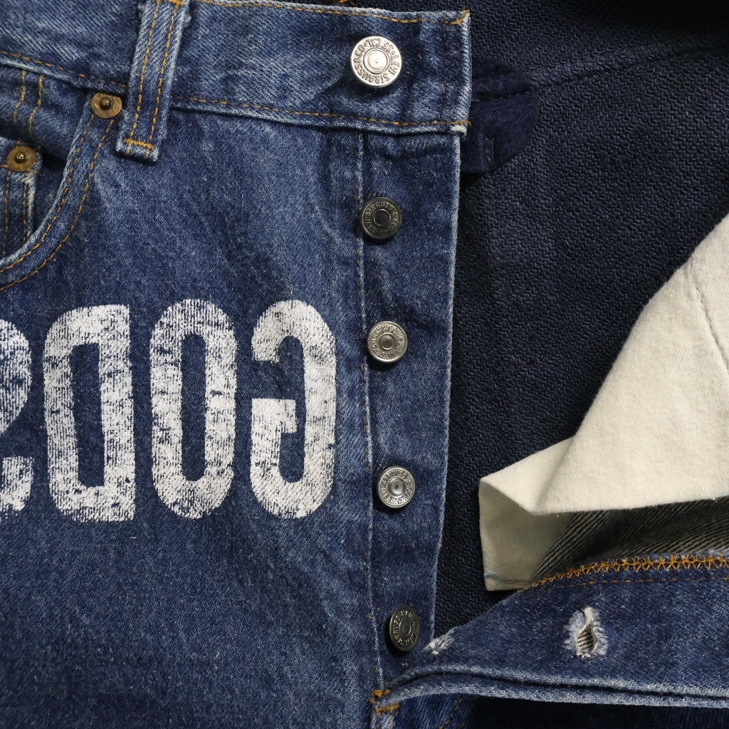 Levi's(リーバイス) ×UNDERCOVER Docking Denim Pants アンダーカバー ドッキング デニムパンツ インディゴ A5224-0000