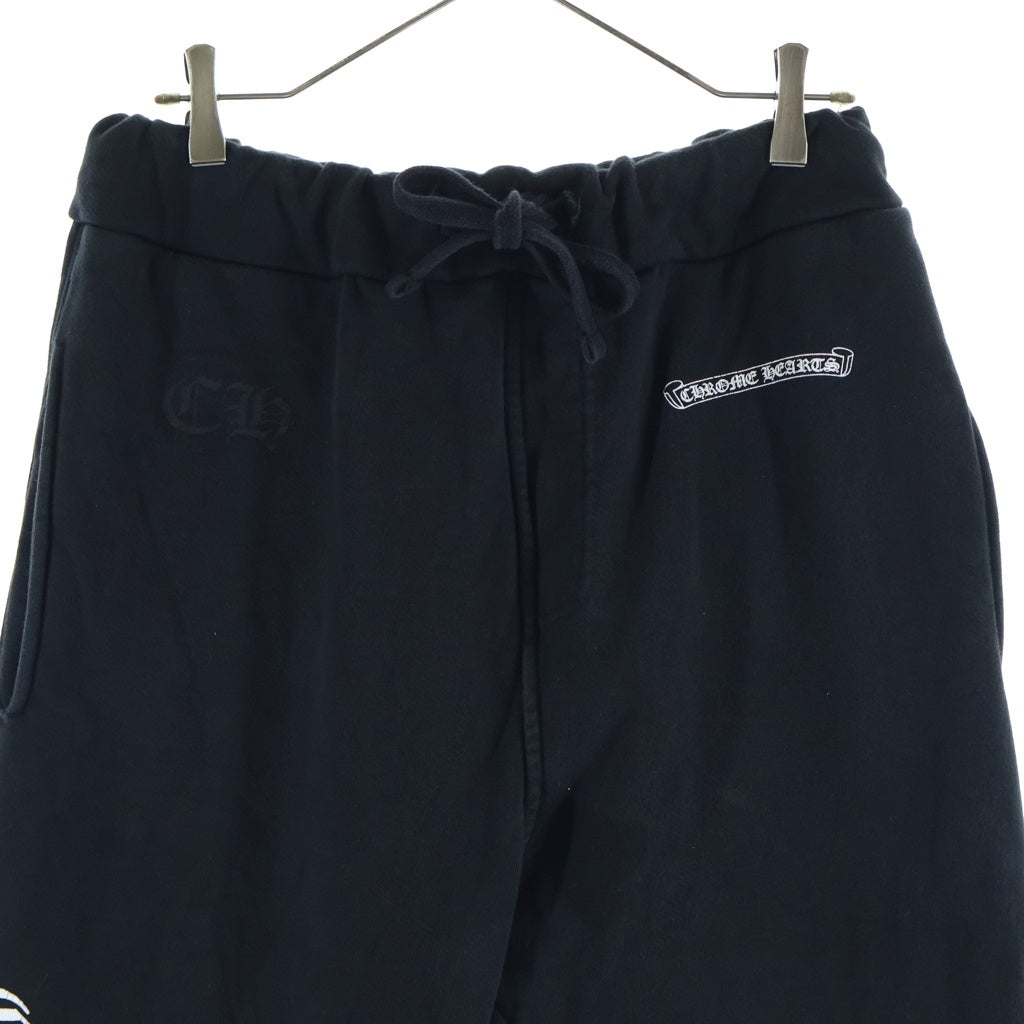 CHROME HEARTS(クロムハーツ) SWEAT PANTS スクロールラベル スウェットパンツ ブラック