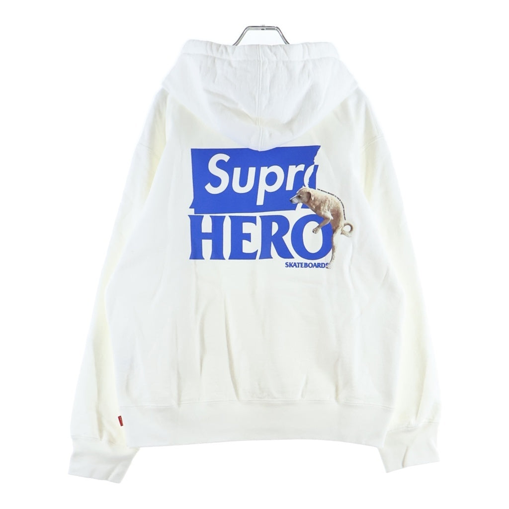 SUPREME(シュプリーム) 22SS ×ANTIHERO Hooded Sweatshirt アンタイヒーロー スウェット プルオーバーパーカー フーディ ホワイト