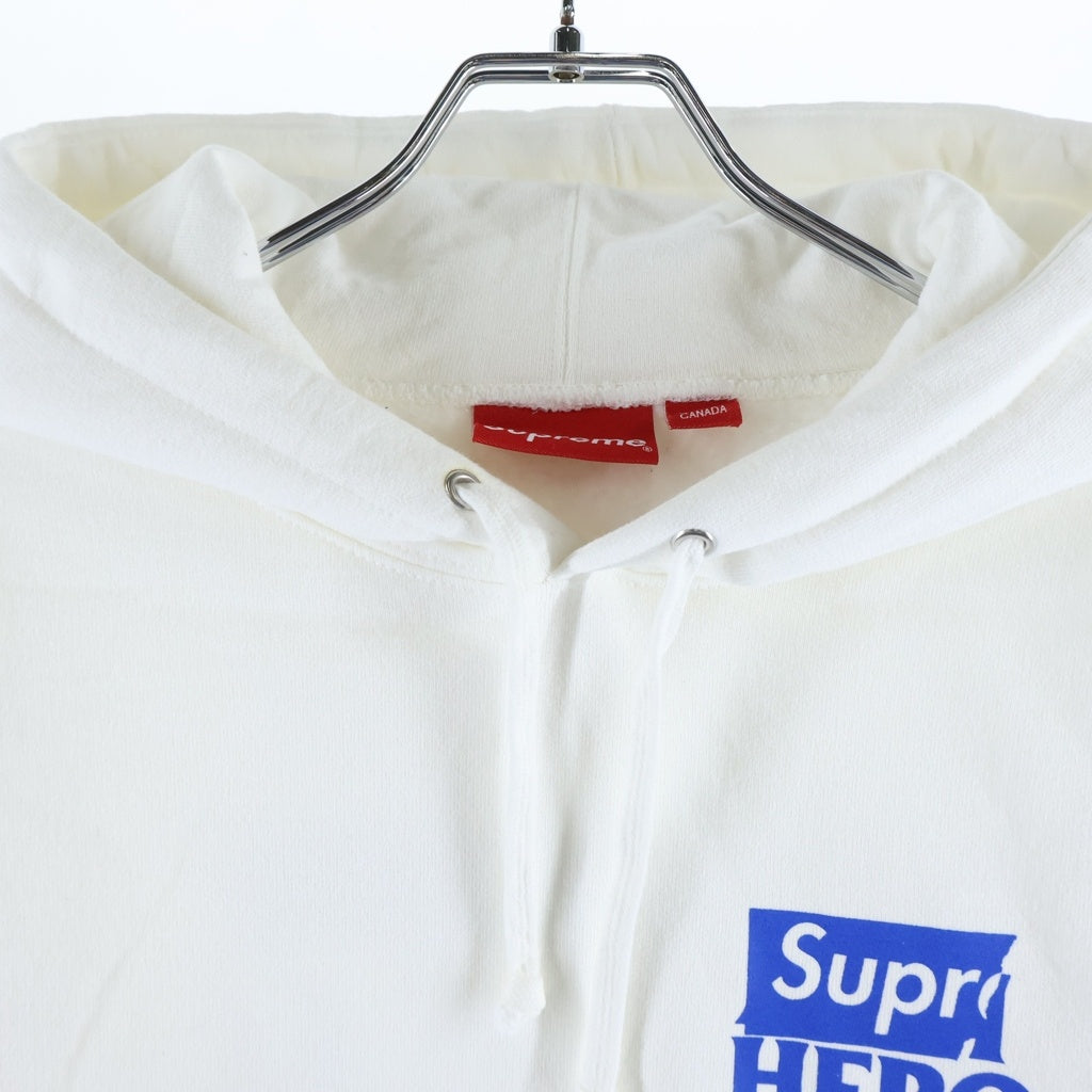 SUPREME(シュプリーム) 22SS ×ANTIHERO Hooded Sweatshirt アンタイヒーロー スウェット プルオーバーパーカー フーディ ホワイト