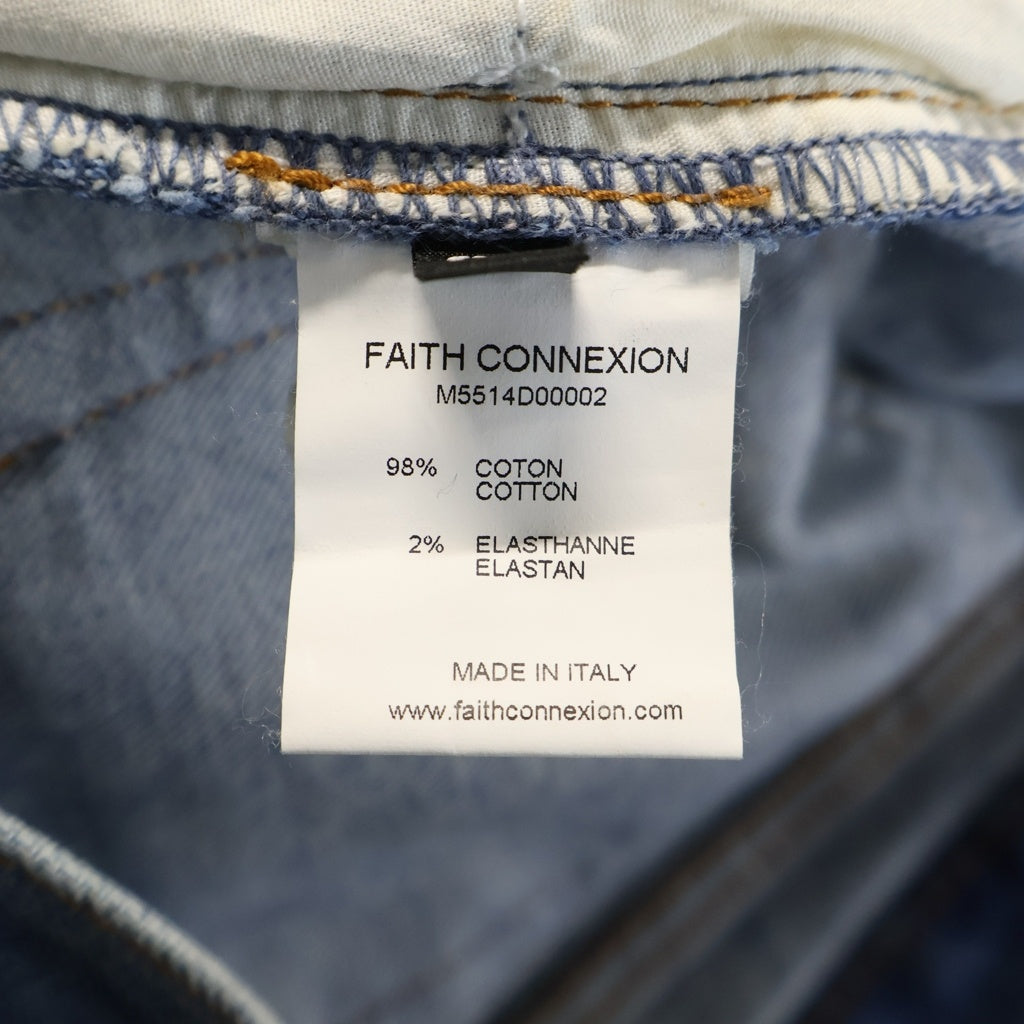 FAITH CONNEXION(フェイスコネクション) Destroyed Slim Jean デストロイ スリムジーンズ デニムパンツ M5514D00002