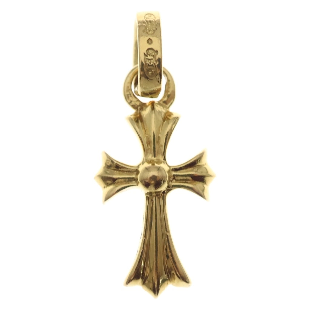 CHROME HEARTS(クロムハーツ) 22K CRS BBYFAT P/DIA ベイビーファットクロス PAVEダイヤ ペンダントトップ ゴールド BCA035