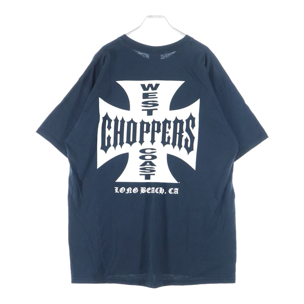 VINTAGE(ヴィンテージ) 90-00s West Coast Choppers Tee ウエストコーストチョッパーズ アイアンクロス 半袖Tシャツ カットソー ブラック/ホワイト