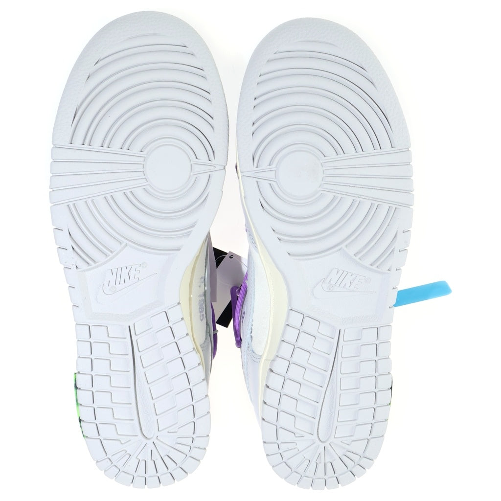 NIKE(ナイキ) ×OFF-WHITE DUNK LOW オフホワイト ダンク ローカットスニーカー グレー US8/26cm DM1602-125
