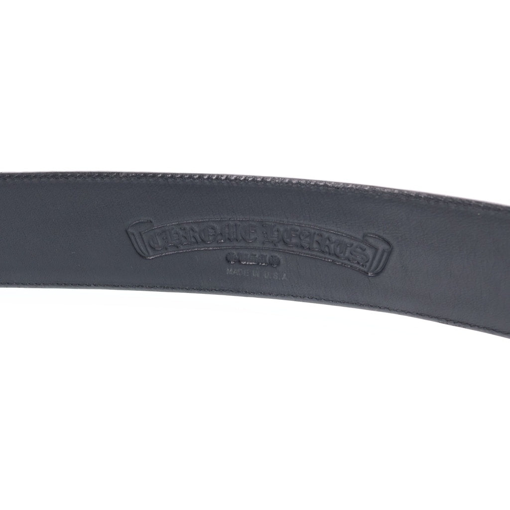 CHROME HEARTS(クロムハーツ) BLT FILIGREE OTJ フィリグリーOTJバックル レザーベルト シルバー BCA355