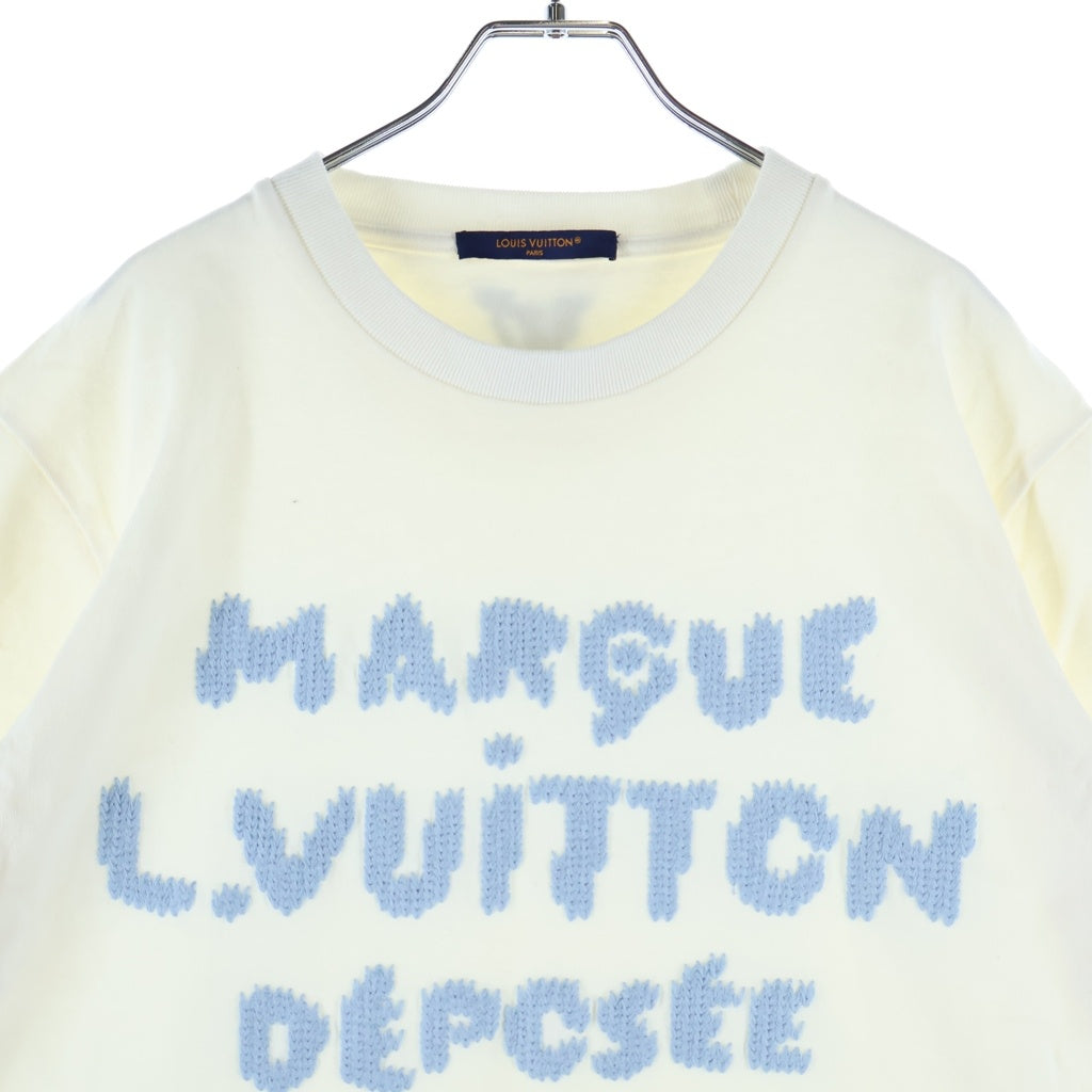 LOUIS VUITTON(ルイヴィトン) 26SS エンブロイダリー シグネチャー 半袖Tシャツカットソー ホワイト RM261MJ NPL HUY41W